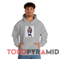Rare Vintage Lakers Goat Kobe Bryant X5 Champions Trophy Photo Tee 3 Rare Vintage Lakers Goat Kobe Bryant X5 Champions Trophy Photo Tee Sport grey Hoodie