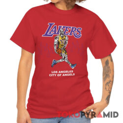 Rare Vintage LeBron James Skeleton 23 Warren Lotas LA Lakers Shirt