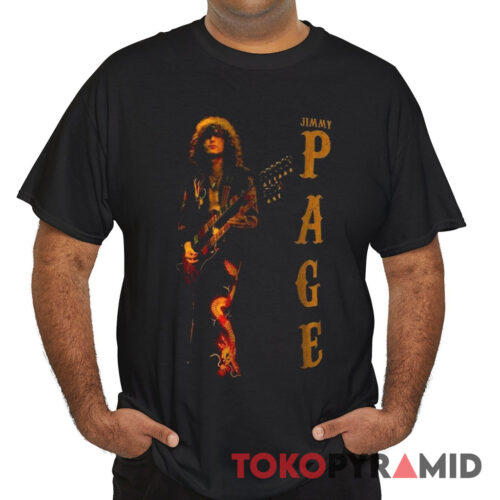 Rare Vintage Led Zeppelin Jimmy Page T Shirt