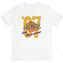Vintage Los Angeles Lakers 07 World Champions Tee 5 Vintage Los Angeles Lakers 07 World Champions Tee