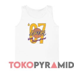Vintage Los Angeles Lakers 07 World Champions Tee 2 Rare Vintage Los Angeles Lakers 07 World Champions Tee White Tanktop