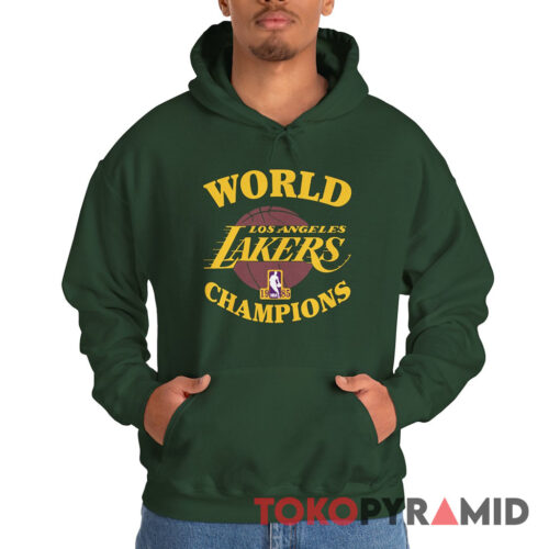 Rare Vintage Los Angeles Lakers 1985 NBA Champions Hoodie