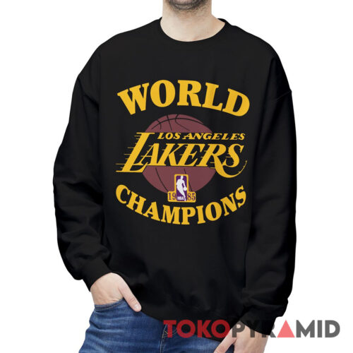 Rare Vintage Los Angeles Lakers 1985 NBA Champions Sweatshirt