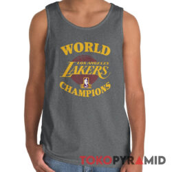 Rare Vintage Los Angeles Lakers 1985 NBA Champions Tank Top