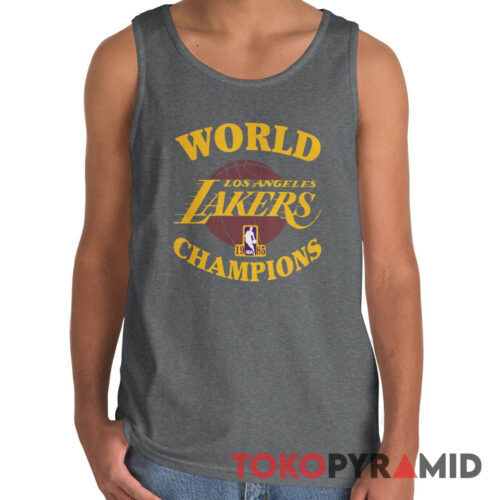 Rare Vintage Los Angeles Lakers 1985 NBA Champions Tank Top