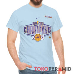 Rare Vintage Los Angeles Lakers 2002 NBA Champions Three In A Row Shirt