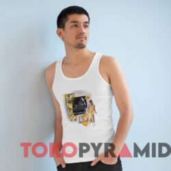 Rare Vintage Los Angeles Lakers 8 Kobe Bryant Tee White Tanktop