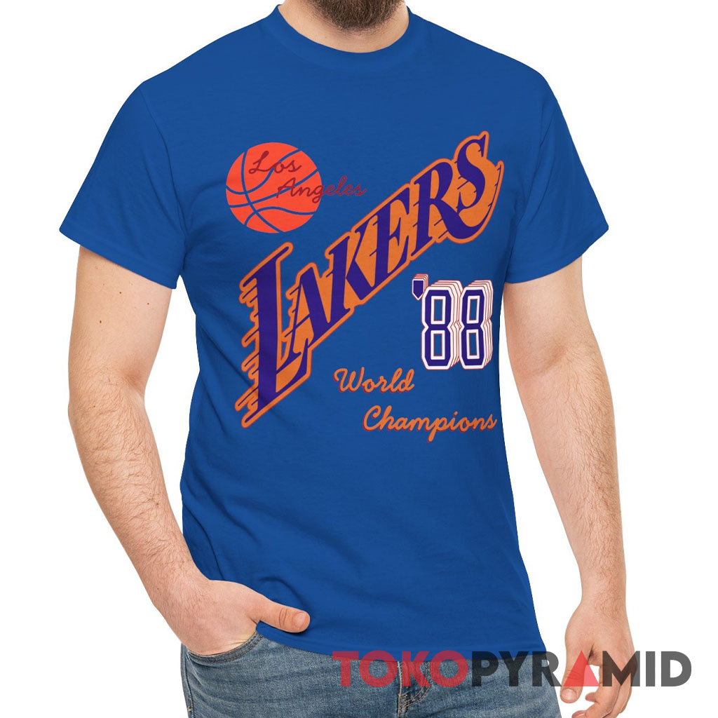 Rare Vintage Los Angeles Lakers 88 World Champions Shirt Rare Vintage Los Angeles Lakers 88 World Champions Shirt