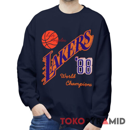 Rare Vintage Los Angeles Lakers 88 World Champions Sweatshirt Rare Vintage Los Angeles Lakers 88 World Champions Sweatshirt