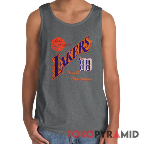 Rare Vintage Los Angeles Lakers 88 World Champions Tank Top Rare Vintage Los Angeles Lakers 88 World Champions Tank Top