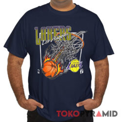 Rare Vintage Los Angeles Lakers Fireball Shirt