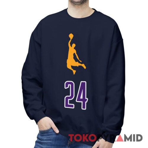 Rare Vintage Los Angeles Lakers Kobe Bryant 24 Sweatshirt