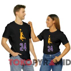Rare Vintage Los Angeles Lakers Kobe Bryant 24 T-shirt 4 Rare Vintage Los Angeles Lakers Kobe Bryant 24 T shirt Black T shirt