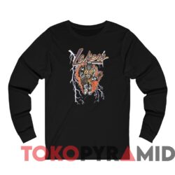 Rare Vintage Los Angeles Lakers LeBron James Lightning Warren Lotas Tee Black Long sleeved