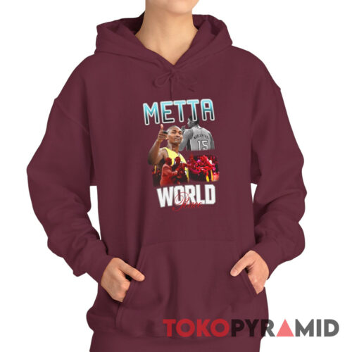 Rare Vintage Los Angeles Lakers Metta World Peace Hoodie