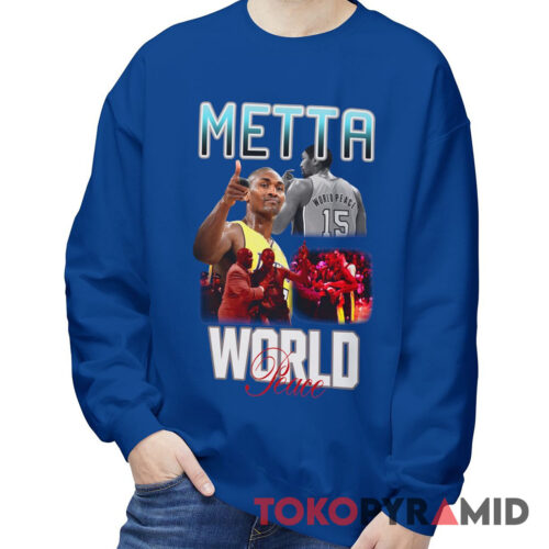 Rare Vintage Los Angeles Lakers Metta World Peace Sweatshirt