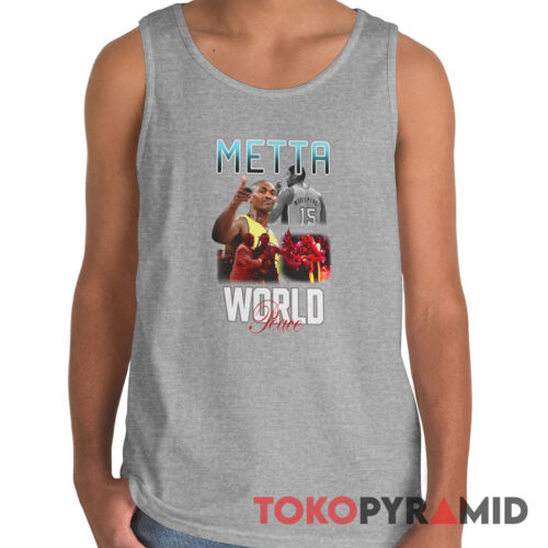 Rare Vintage Los Angeles Lakers Metta World Peace Tank Top