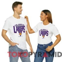 Rare Vintage Los Angeles Lakers NBA champions Tee White T shirt