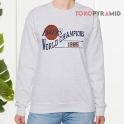Rare Vintage Los Angeles Lakers Nba 1985 World Champions Sweatshirt
