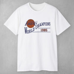 Rare Vintage Los Angeles Lakers Nba 1985 World Champions T shirt