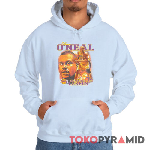Rare Vintage Los Angeles Lakers Shaquille O'Neal 34 Hoodie