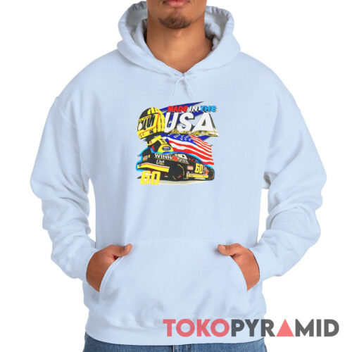 Rare Vintage Mark Martin Nascar Tee Winn Dixie Hoodie