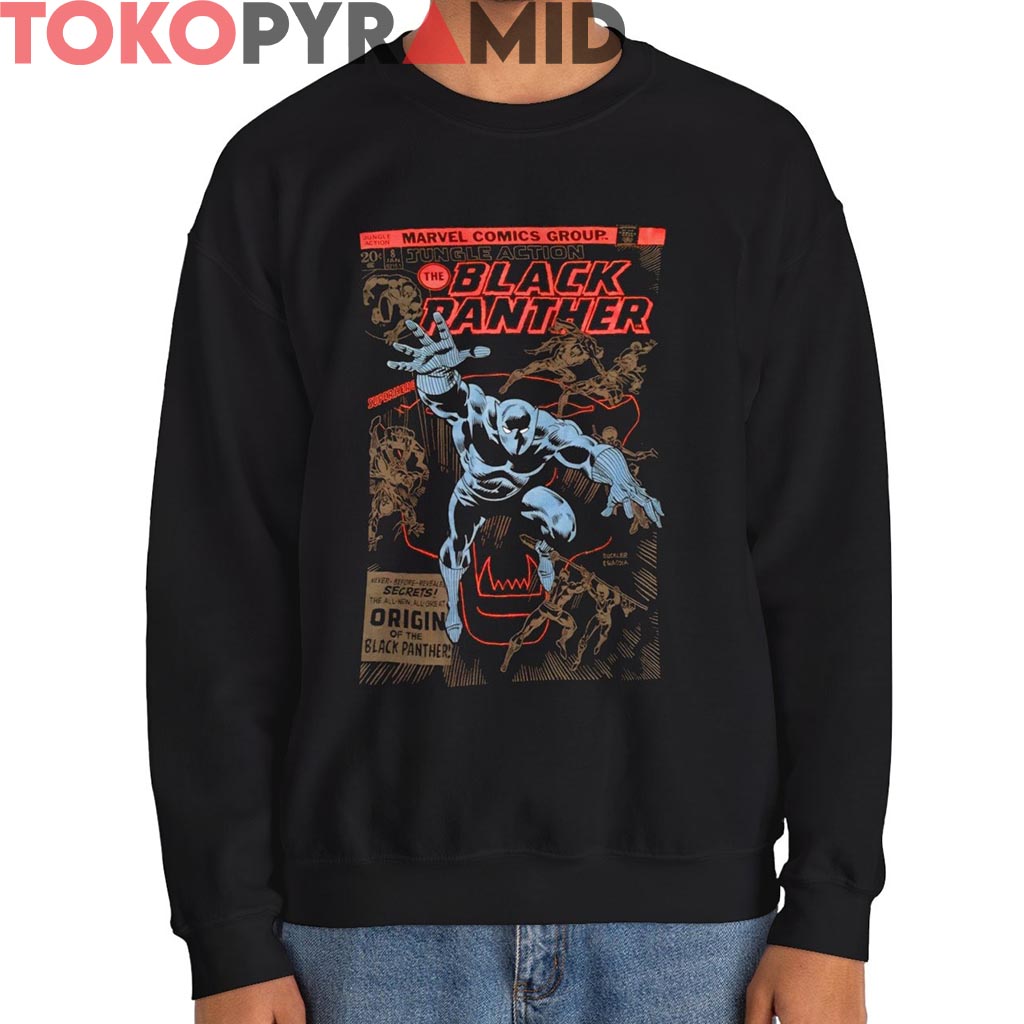 Rare Vintage Marvel Black Panther Jungle Action Shirt Rare Vintage Marvel Black Panther Jungle Action Shirt
