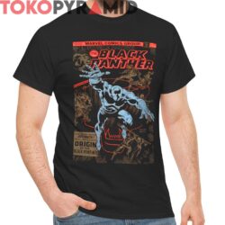 Rare Vintage Marvel Black Panther Jungle Action Shirt