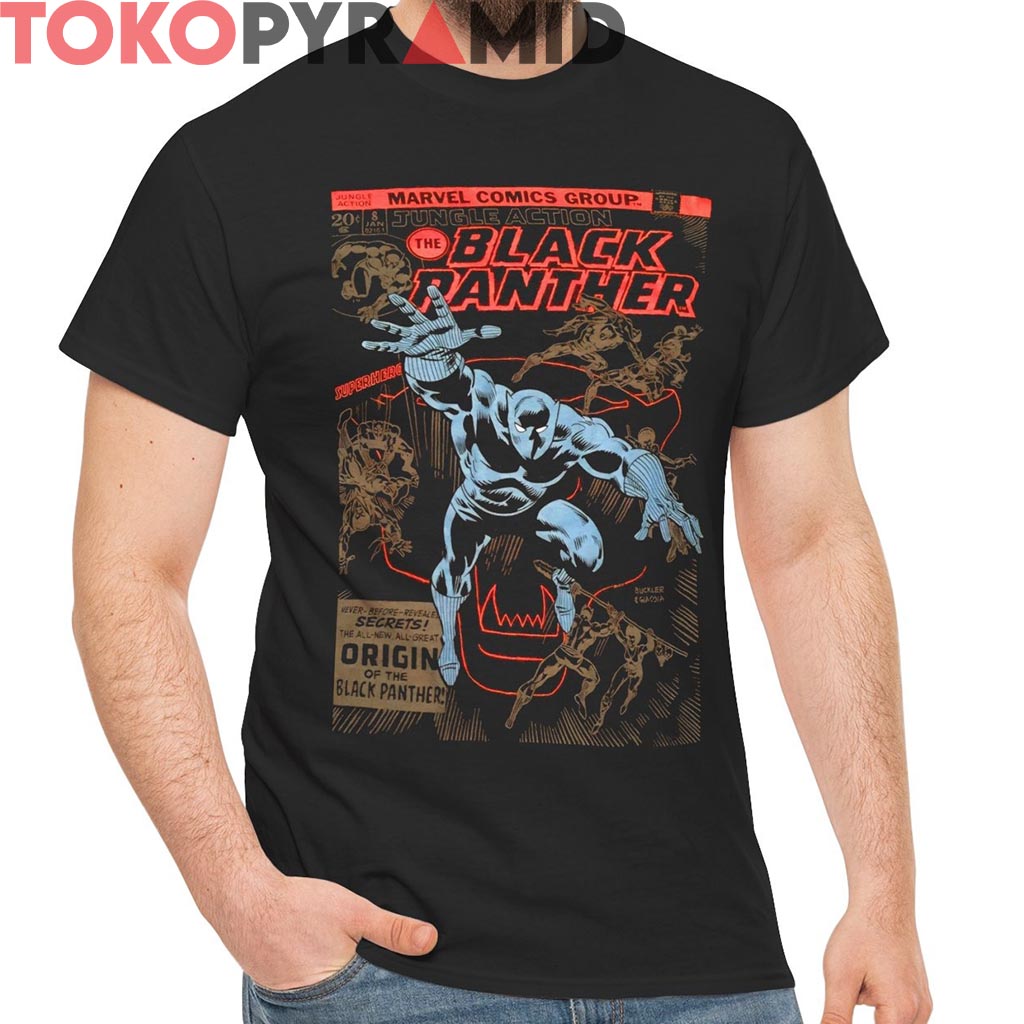Rare Vintage Marvel Black Panther Jungle Action Shirt Rare Vintage Marvel Black Panther Jungle Action Shirt