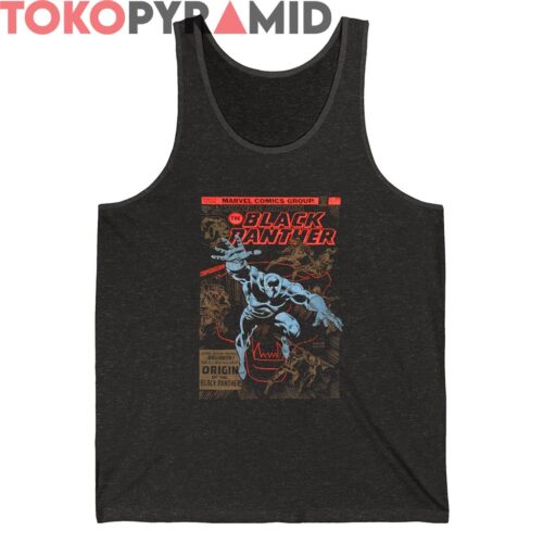 Rare Vintage Marvel Black Panther Jungle Action Shirt Rare Vintage Marvel Black Panther Jungle Action Shirt