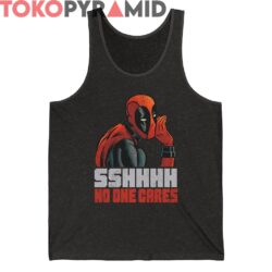 Rare Vintage Marvel Deadpool SSHHHH No One Cares Shirt