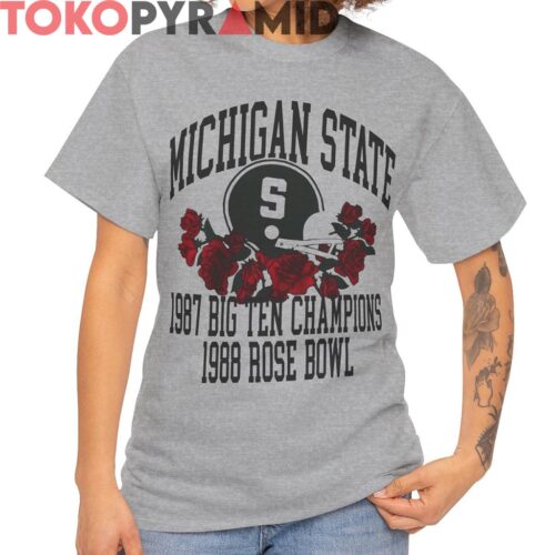 Rare Vintage Michigan State 1988 Rose Bowl Shirt