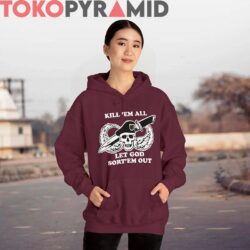 Rare Vintage Military Kill Em All Let God Sort Em Out Skull