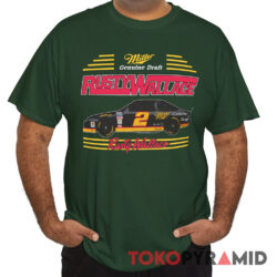 Rare Vintage NASCAR Rusty Wallace Miller Genuine Draft Shirt
