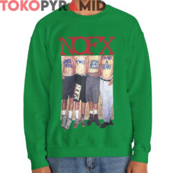 Rare Vintage NOFX White Trash Two Heebs And A Bean Shirt