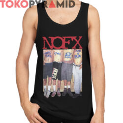 Rare Vintage NOFX White Trash Two Heebs And A Bean Shirt