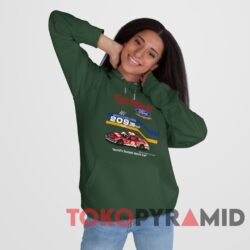 Rare Vintage Nascar 1985 Bill Elliott Coors Ford Green Hoodie