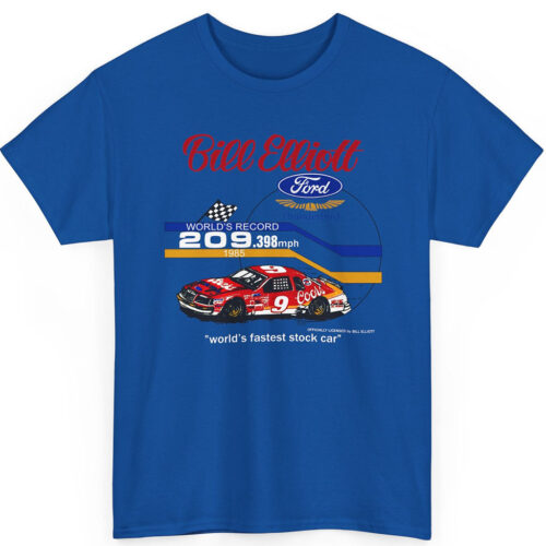 Rare Vintage Nascar 1985 Bill Elliott T-shirt Coors Ford