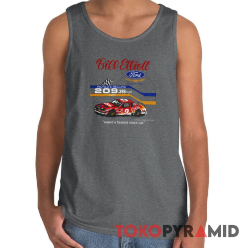 Rare Vintage Nascar 1985 Bill Elliott T shirt Coors Ford Tank Top