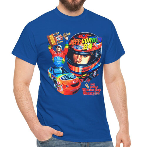 Rare Vintage Nascar 1995 Jeff Gordon T shirt Winston Cup Champion T Shirt