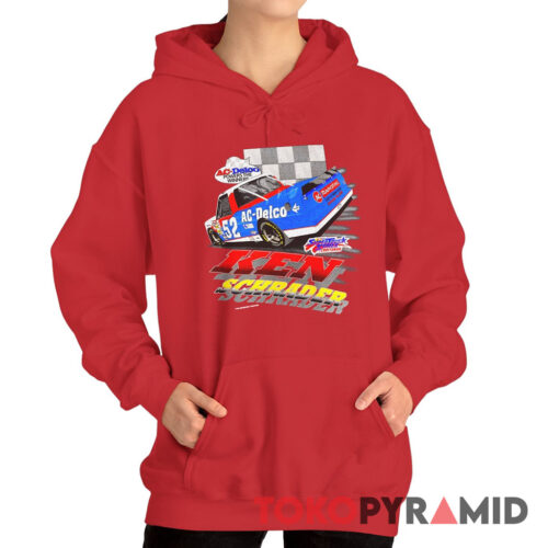 Rare Vintage Nascar 1995 Ken Schrader 52 AC Delco Hoodie