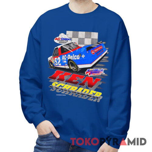 Rare Vintage Nascar 1995 Ken Schrader 52 AC Delco Sweatshirt