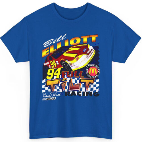 Rare Vintage Nascar 1997 Bill Elliott T-shirt McDonalds