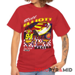 Rare Vintage Nascar 1997 Bill Elliott T shirt McDonalds T Shirt