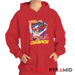 Rare Vintage Nascar 1998 Dale Earnhardt Tee Daytona 500 Champion Hoodie