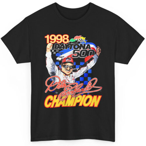 Rare Vintage Nascar 1998 Dale Earnhardt Tee Daytona 500 Champion Shirt