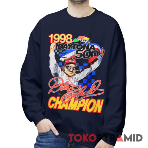 Rare Vintage Nascar 1998 Dale Earnhardt Tee Daytona 500 Champion Sweatshirt