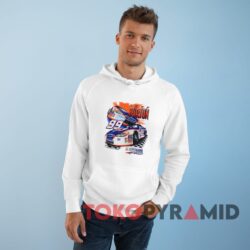 Rare Vintage Nascar 2000 Jeff Burton 99 T shirt SuperGard Racing White Hoodie