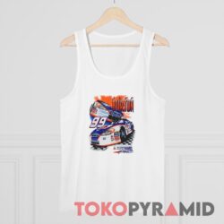 Rare Vintage Nascar 2000 Jeff Burton 99 T-shirt Supergard Racing 4 Rare Vintage Nascar 2000 Jeff Burton 99 T shirt SuperGard Racing White Tank Top