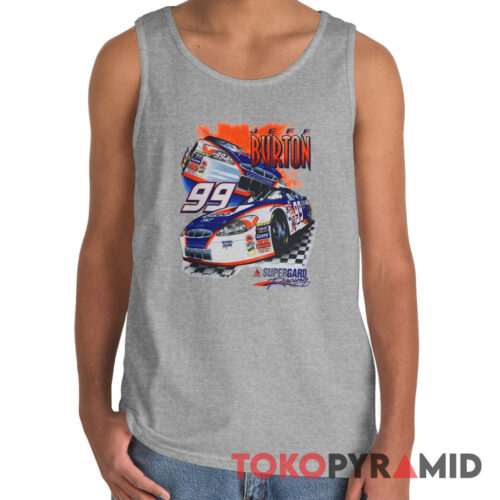 Rare Vintage Nascar 2000 Jeff Burton 99 T shirt Supergard Racing Tank Top Rare Vintage Nascar 2000 Jeff Burton 99 T shirt Supergard Racing Tank Top